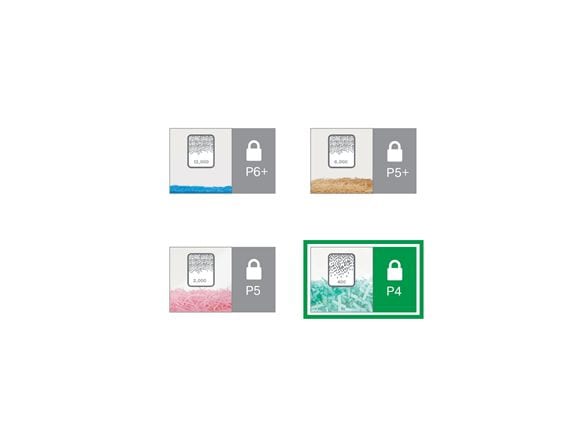 Leitz Bürogeräte Aktenvernichter IQ Home Office, P-4, bis z Manueller Dokumentenvernichter mit Partikelschnitt für die sichere Vernichtung vertraulicher Unterlagen