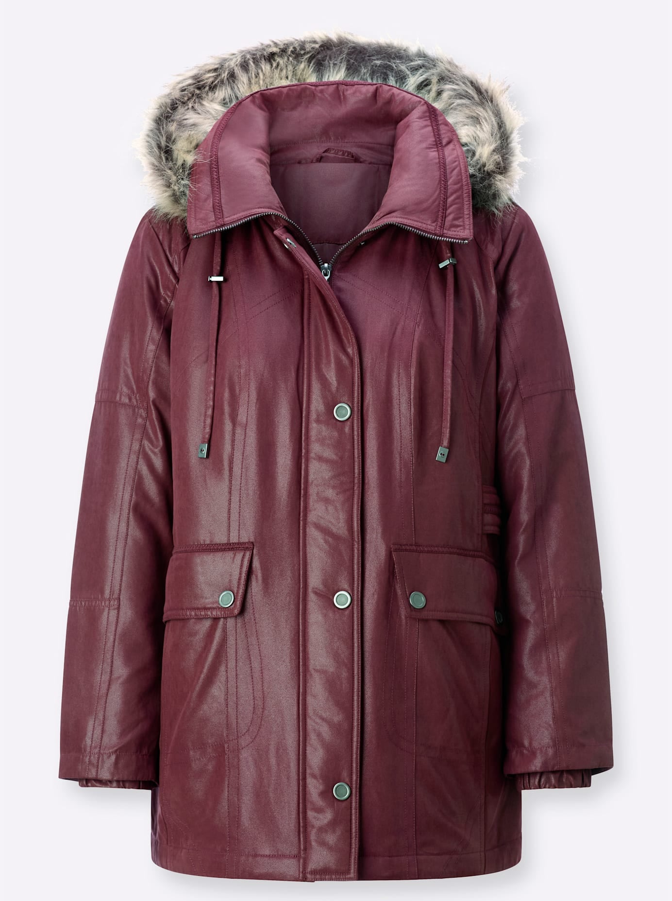 Classic Langjacke mit Kapuze