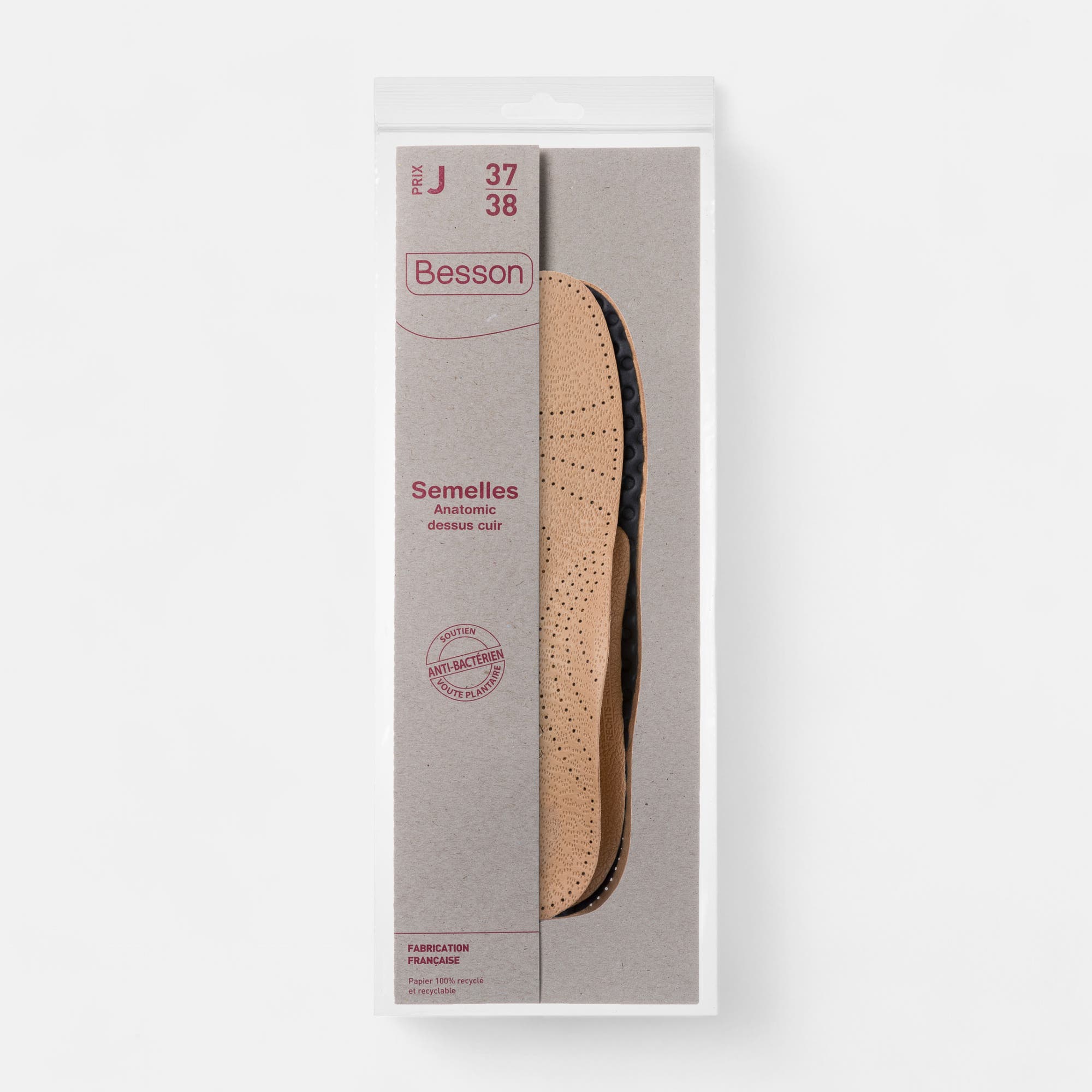Semelles anatomic 37 38 sans coloris