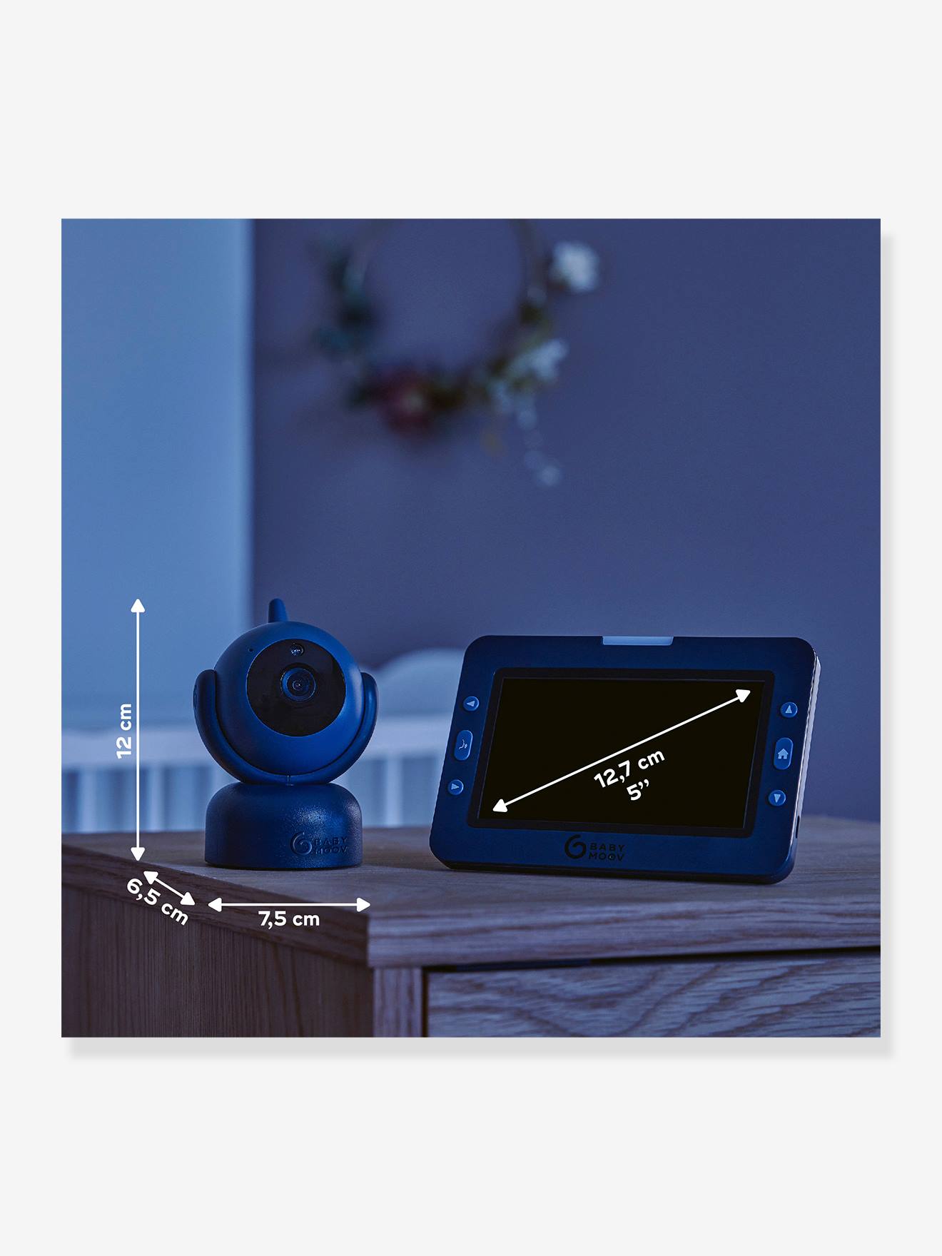 Monitor de bebê Yoo Master+ BABYMOOV azul