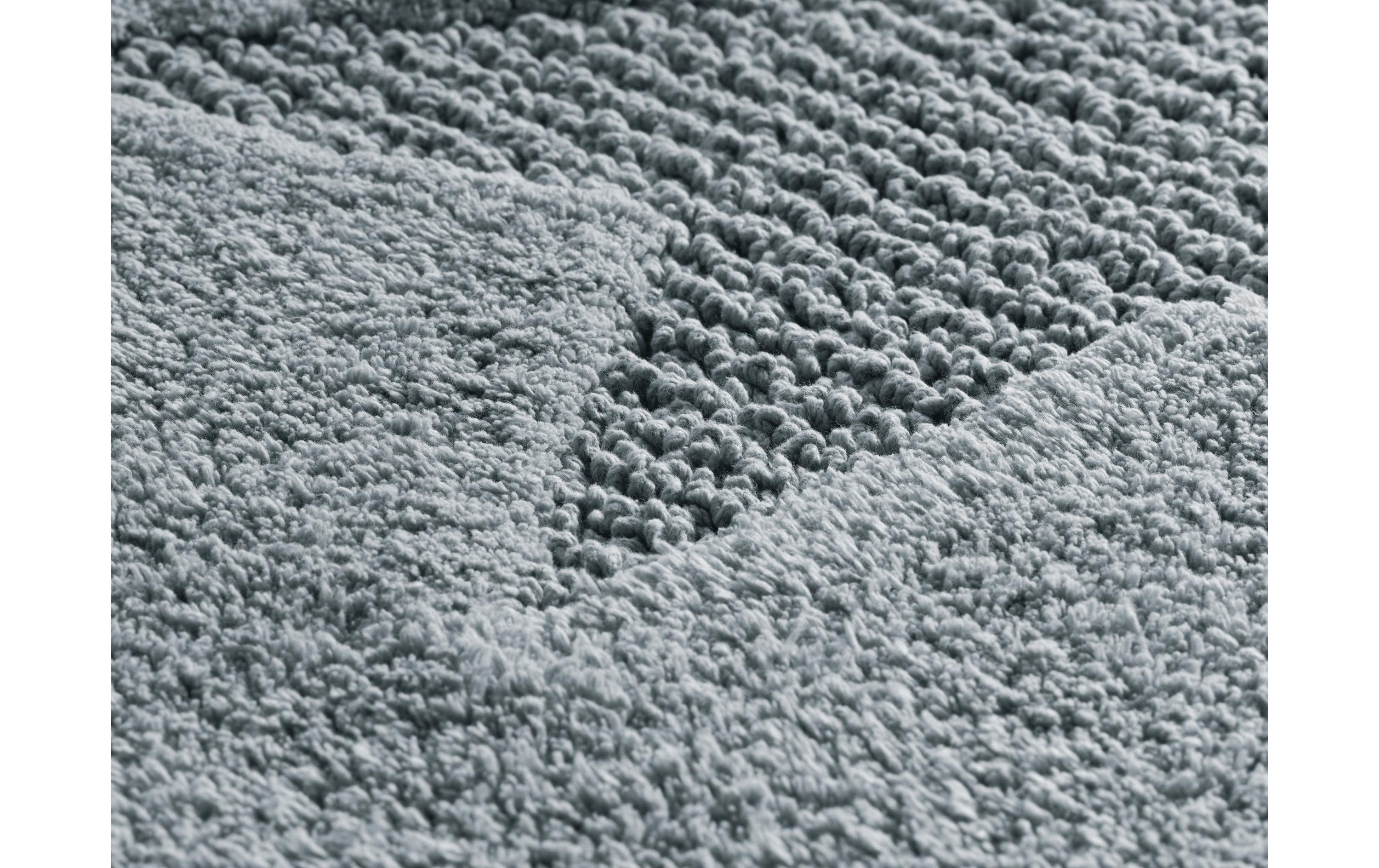 Badteppich Lindano 55 x 65 cm, GrauBadteppich aus Baumwolle