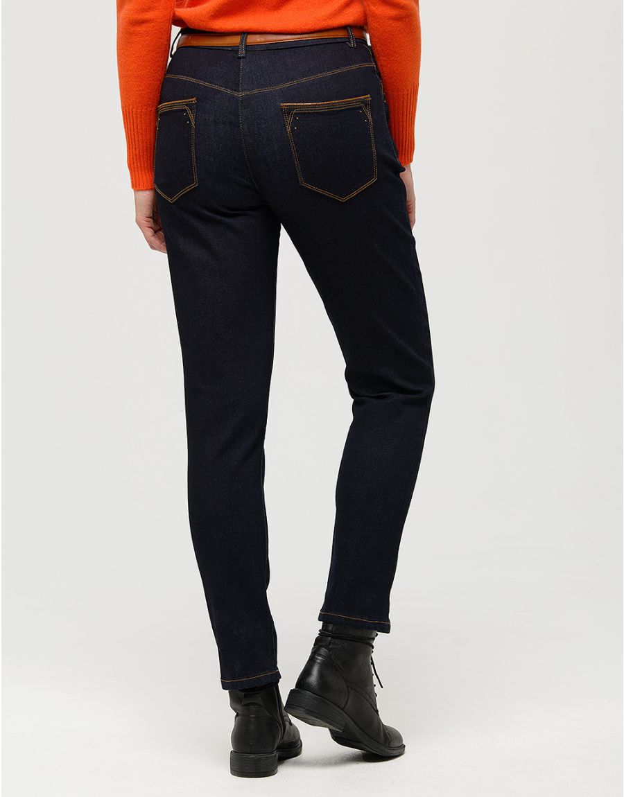 Jean 7/8ème brut coton