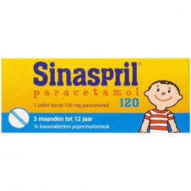 Sinaspril Paracetamol 120 mg groot