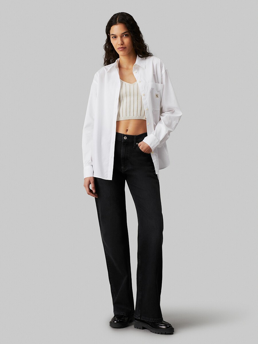 CALVIN KLEIN JEANS<br>Camisa, modelagem ampla
