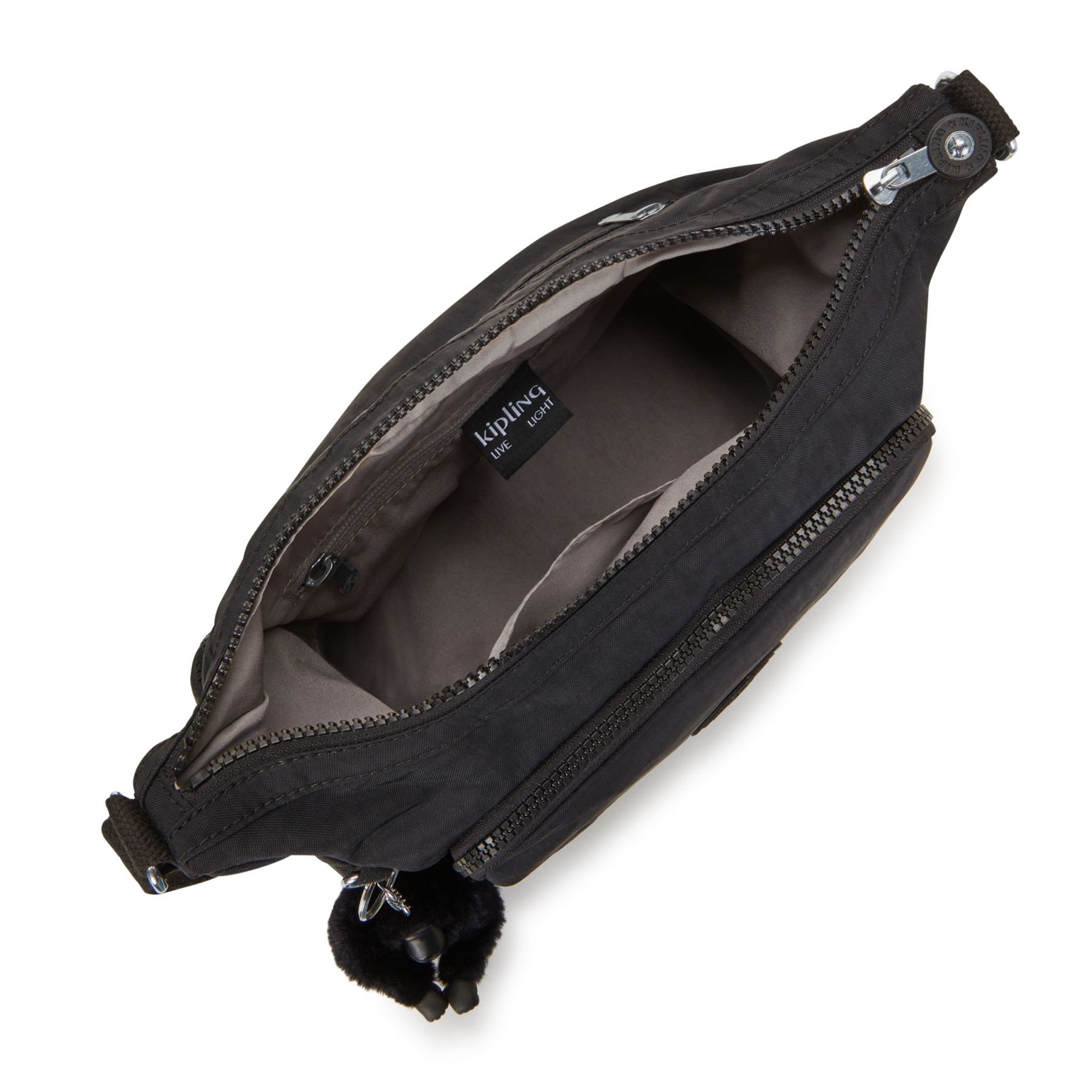 GABB S Sac à bandoulière de taille moyenne avec bandoulière réglable - Black Noir