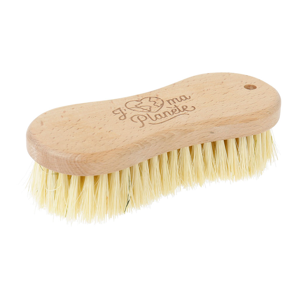 Brosse ménagère bois de hêtre 15.5cm