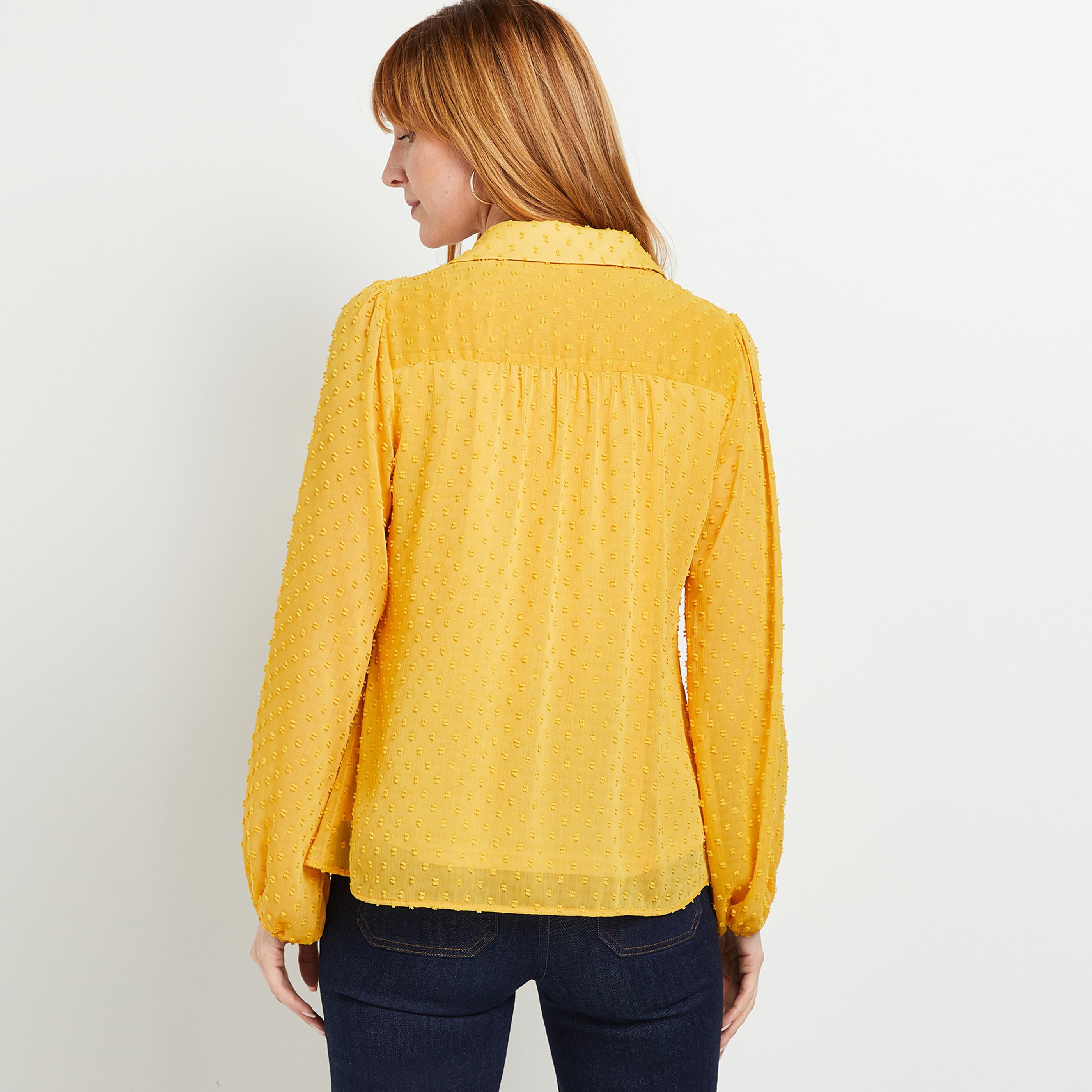 Blouse plumetis femme - SAFRAN