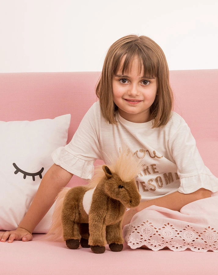 Kuscheltier SHETLANDPONY (23cm) in braun