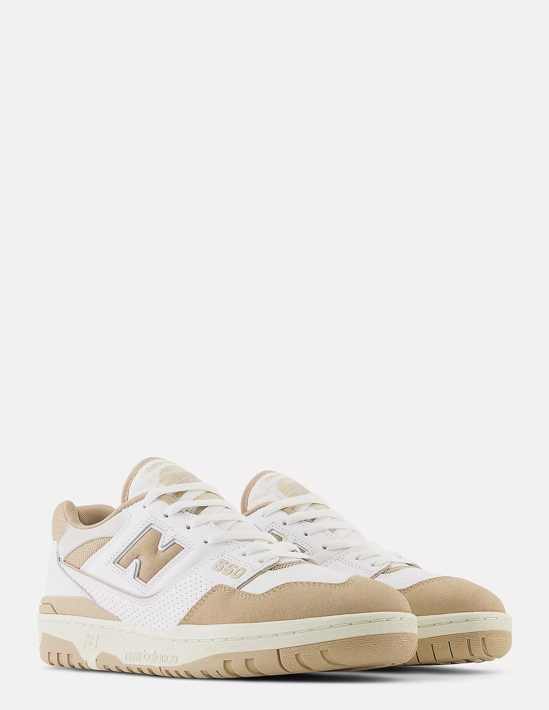 new balance Sneakers Femme 550 Cuir Blanc/Beige
