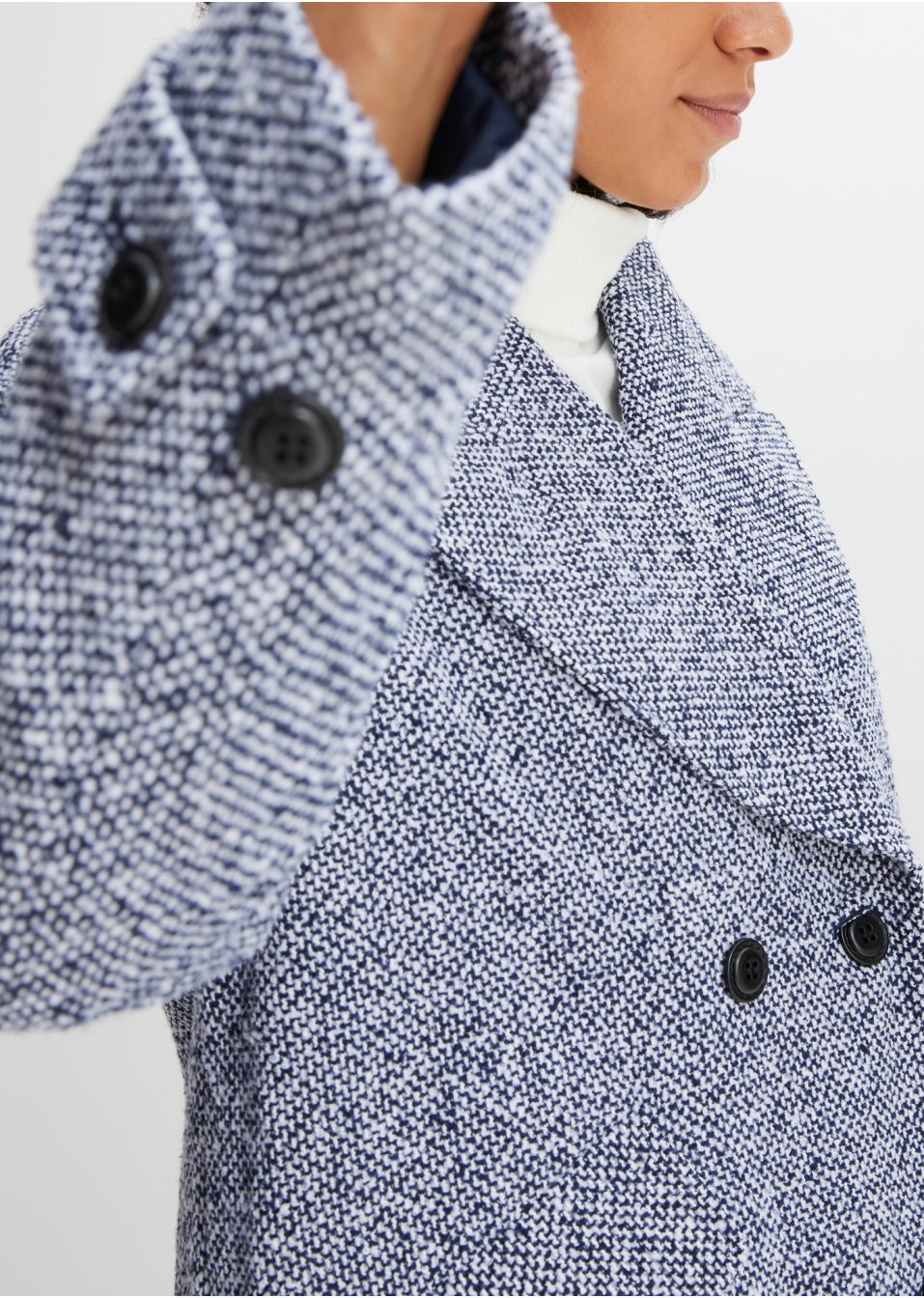 Manteau poivre et sel