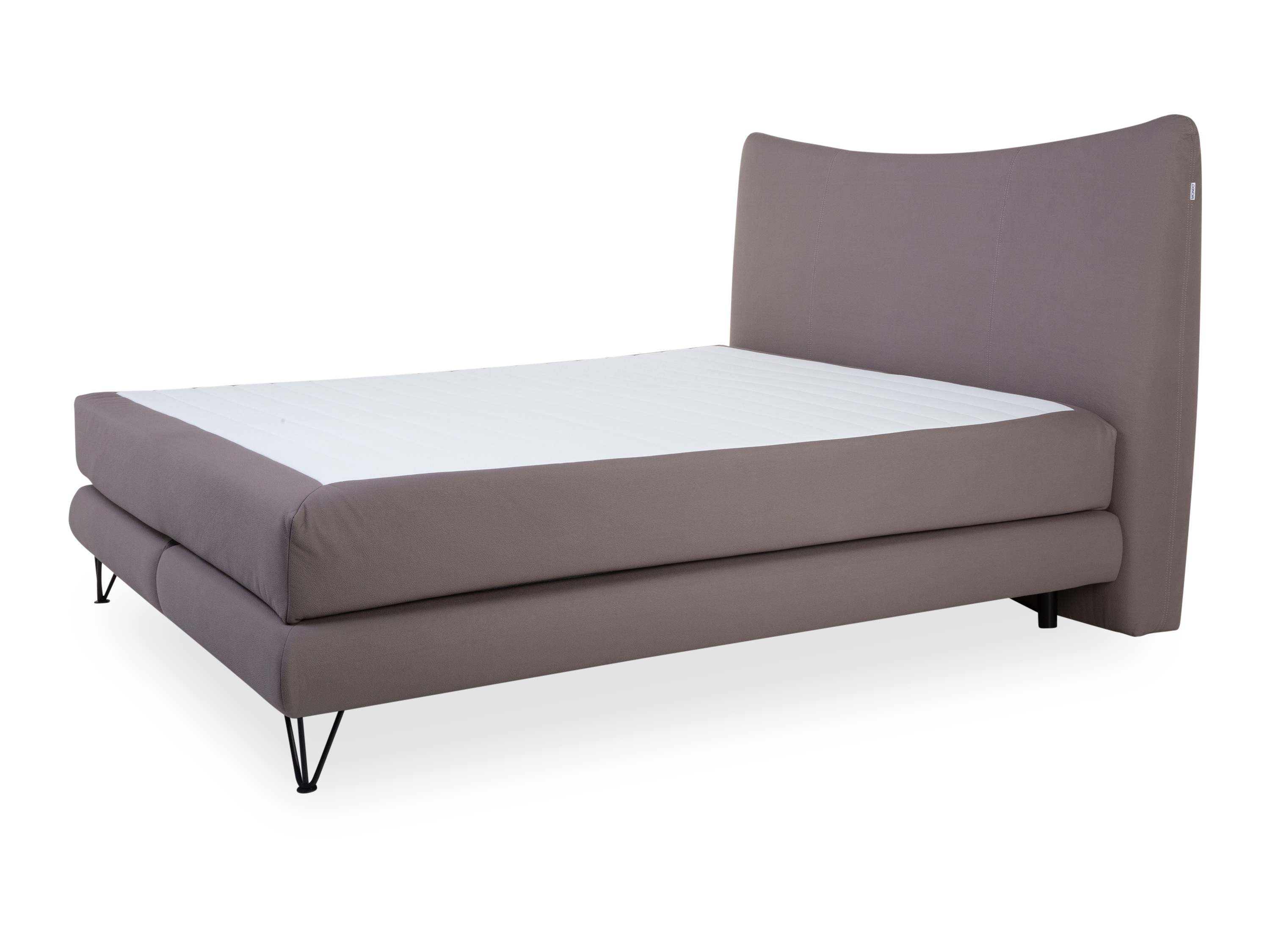 Boxspringbett MONDO DELUXE 160X200 H2\/H2 GRAU