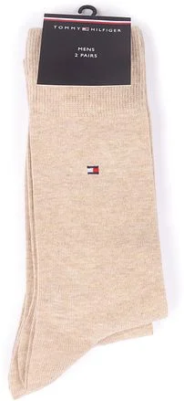 Tommy Hilfiger Classic 2-Pack Sokken Beige 371111-369 kopen