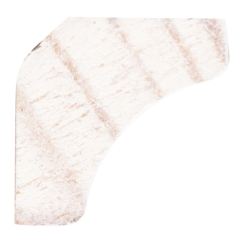 Hollat grenen wit gelakt 16x16mm 270cm