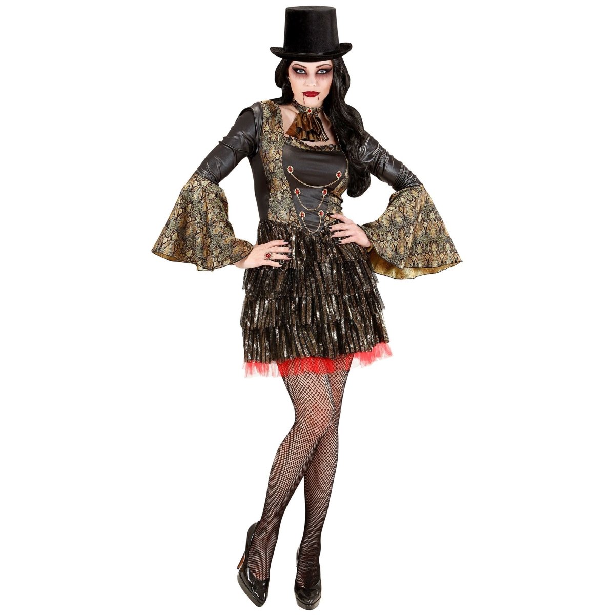 Halloween Kostuum Dames Vampier Gotisch