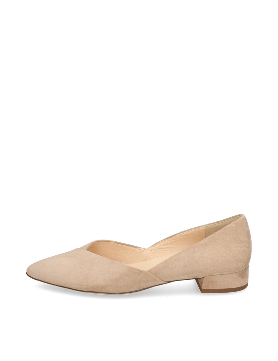 Veloursleder Ballerina