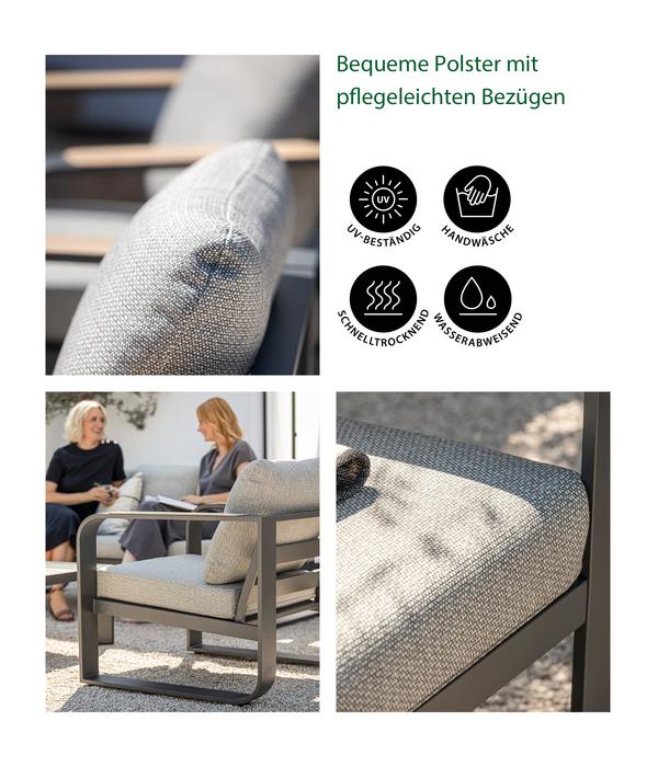 Dehner Lounge Salo, 4-teilig