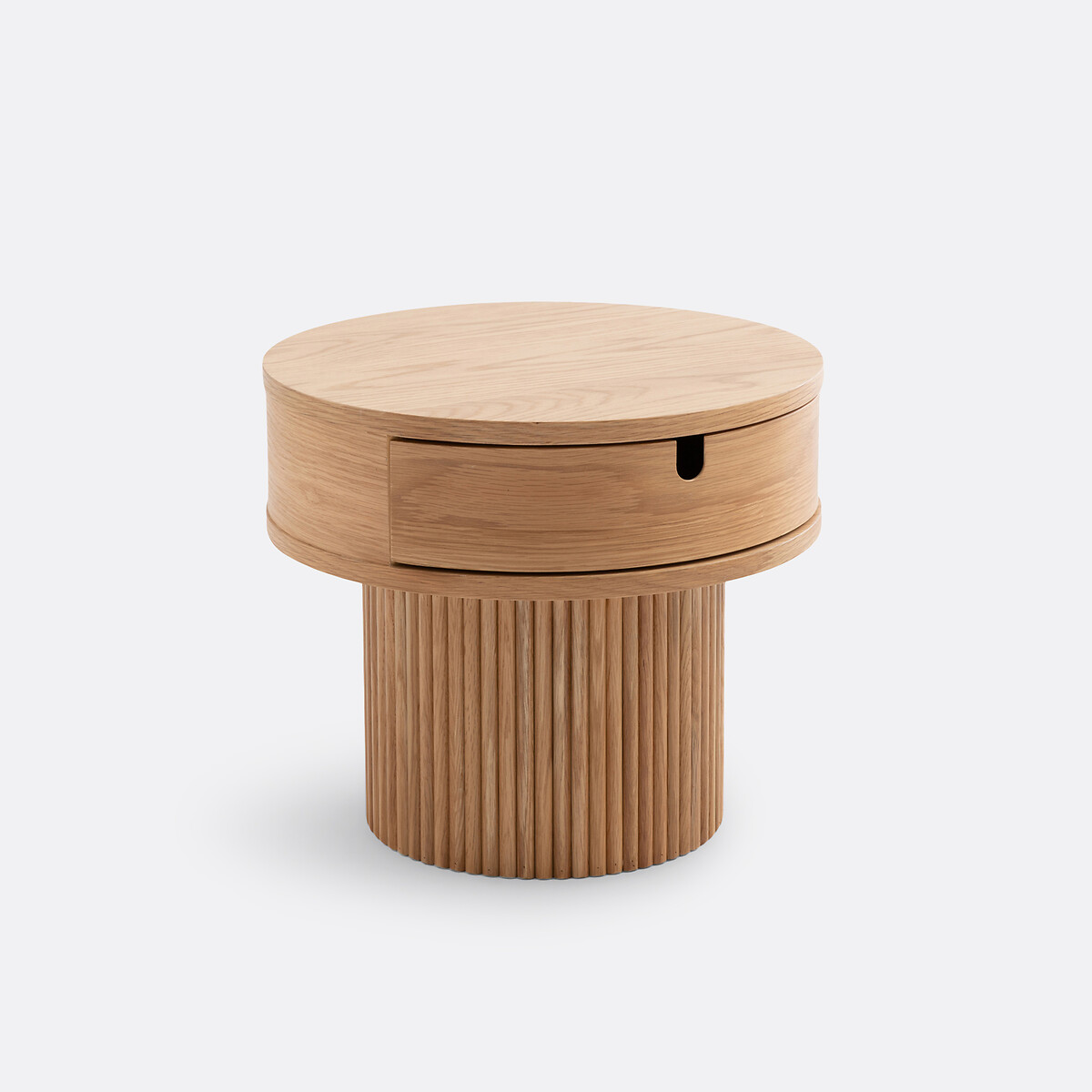 LA REDOUTE INTERIEURS<br>Mesa de cabeceira com 1 gaveta e pé canelado, Tamita