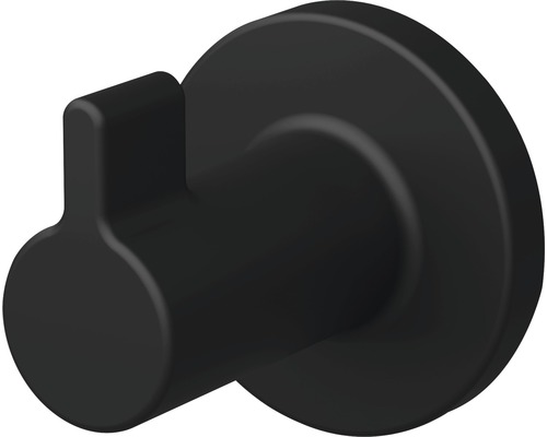 Lenz NERO zwarte handdoekhaken, 2 stuks