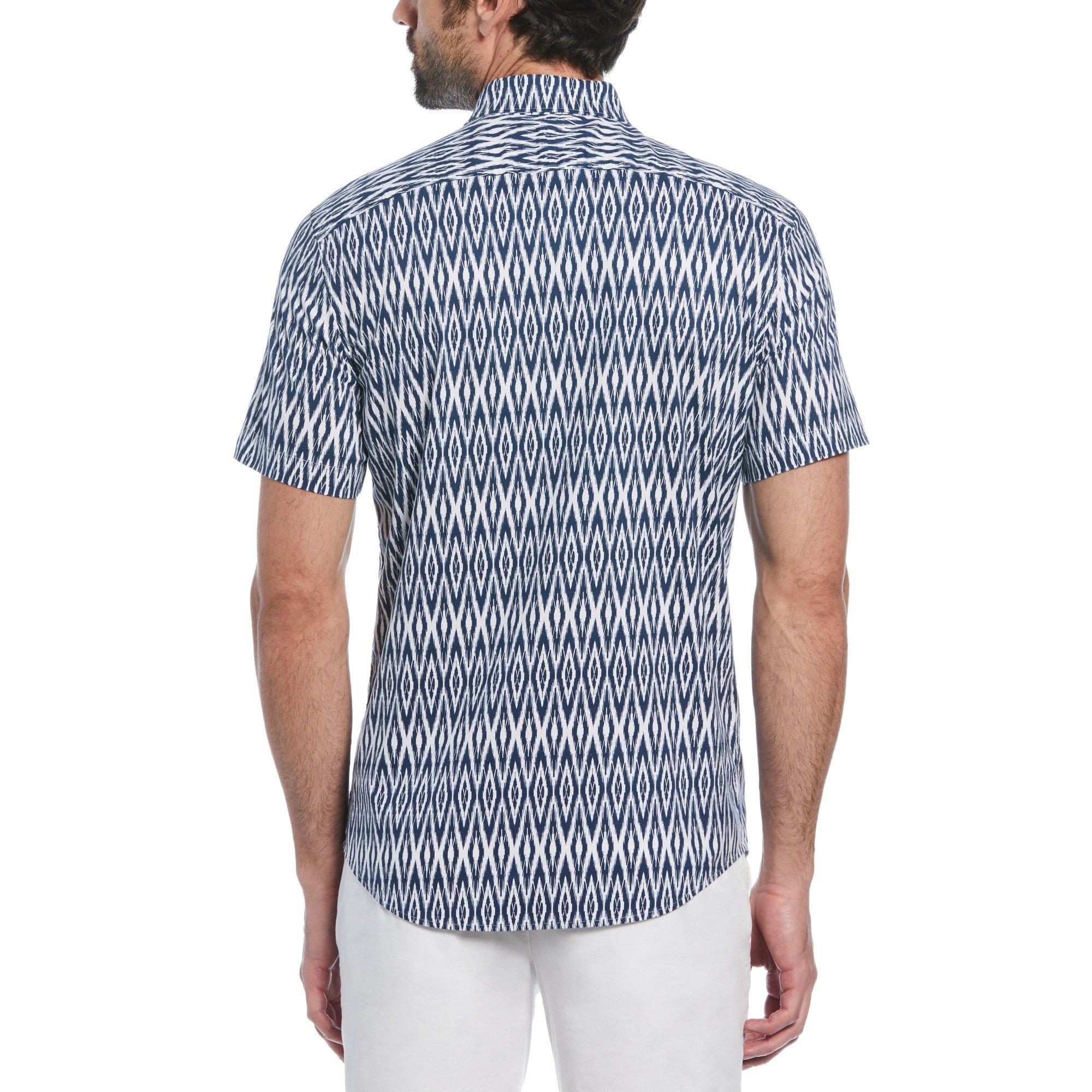 Original Penguin All Over Diamond Print Shirt Mens