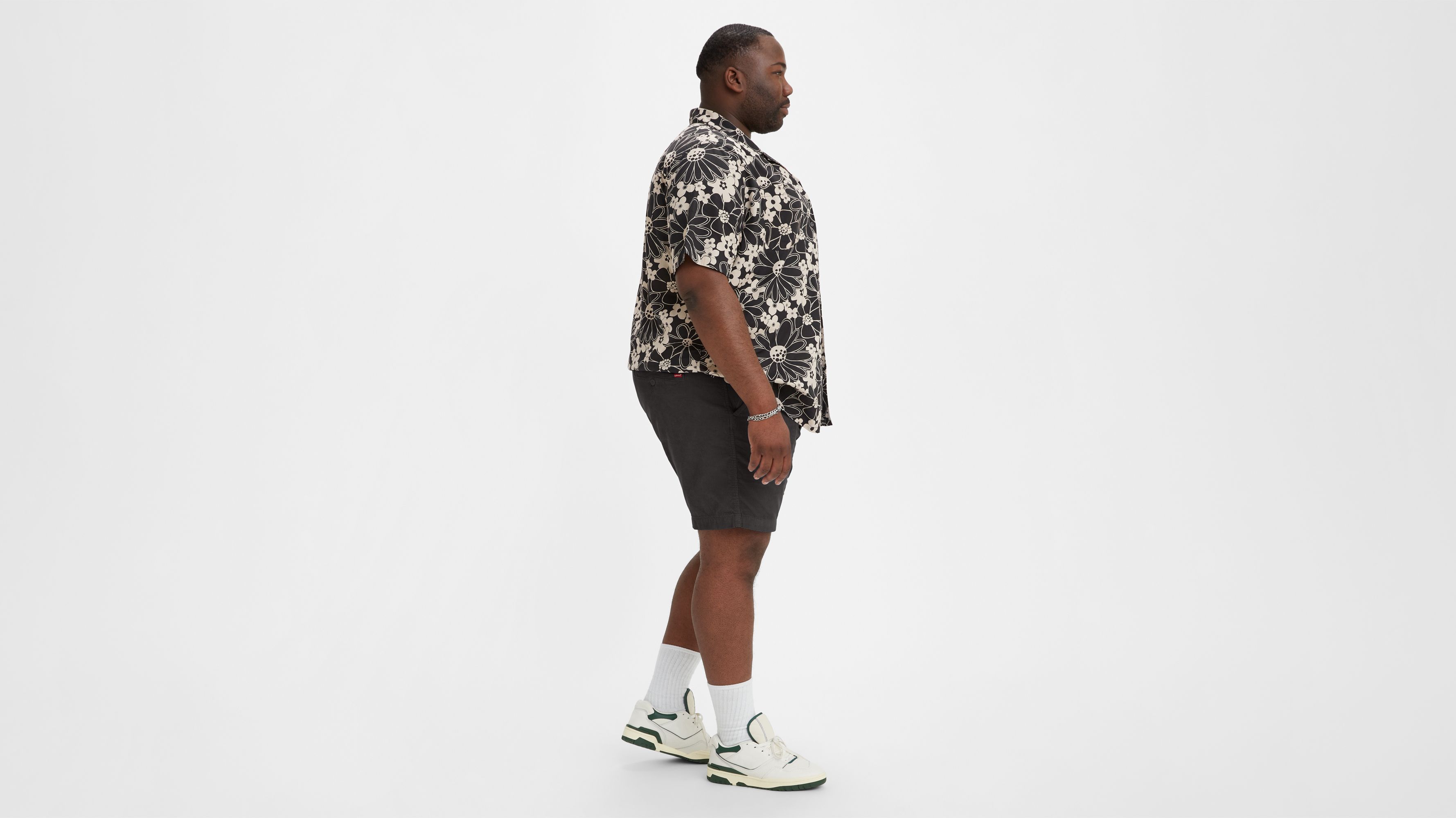 Short XX Chino EZ II (Grandes tailles) - Meteorite - Noir