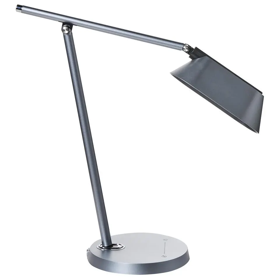 LEONIS - Bureaulamp LED - Grijs - Synthetisch materiaal