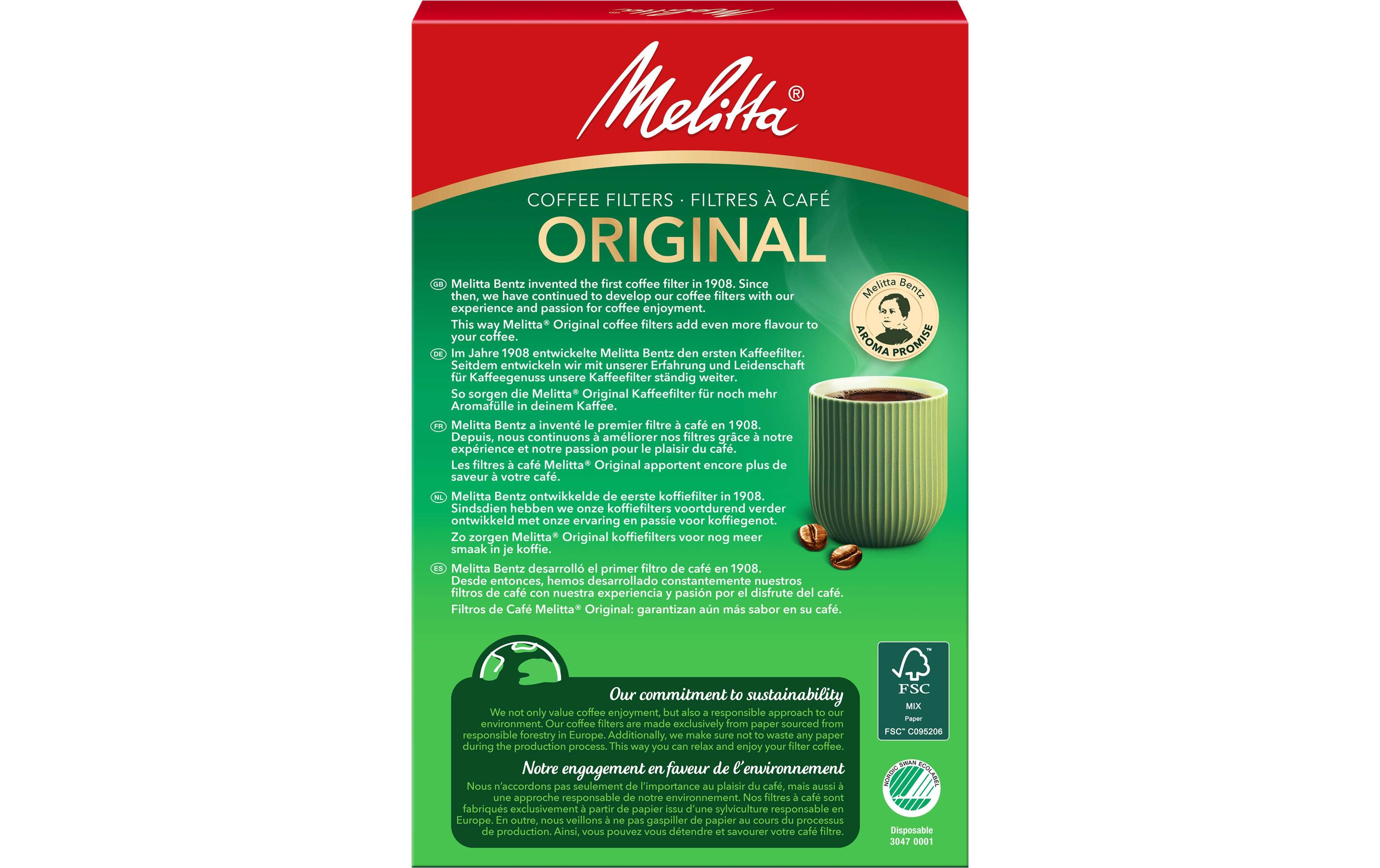Filtertüte Original 1 x 4, 80 StückEinweg-Kaffeefilter