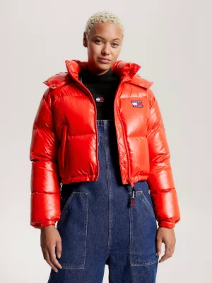 Jaqueta puffer cropped Alaska