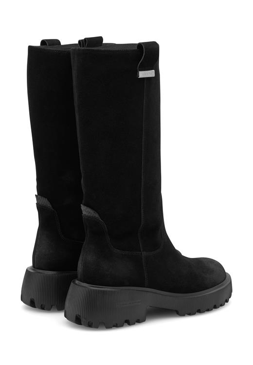 Woden Lea S Zwart Suede