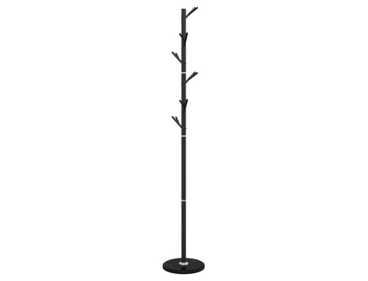 VIDAXL - Porte manteau Porte-manteau noir 175 cm fer enduit de poudre