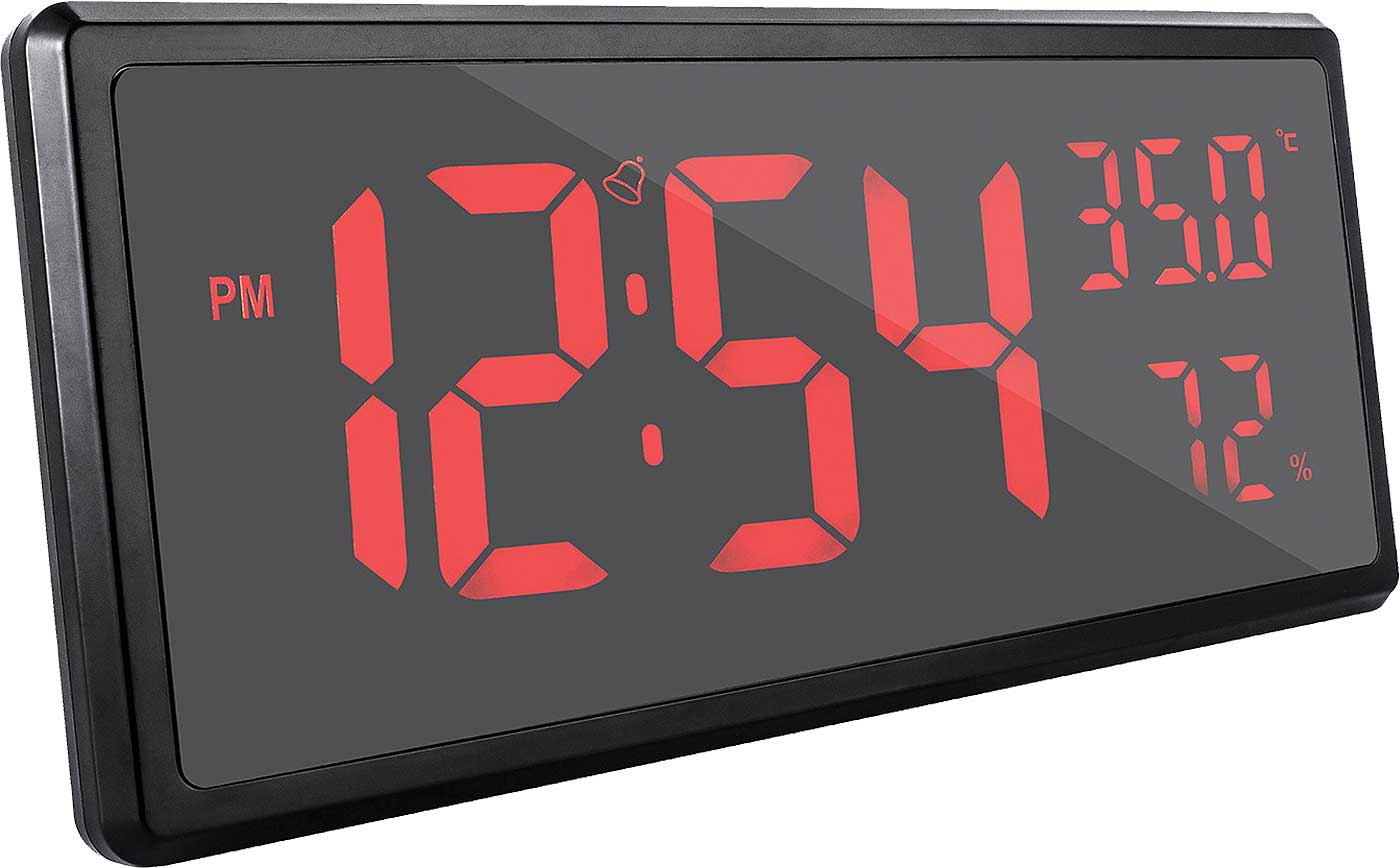 JVD Wandklok DH308.1 | Digitale Klokken