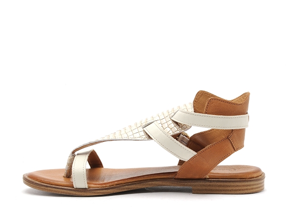 Coco abricot nu pieds plats femme muizon beige