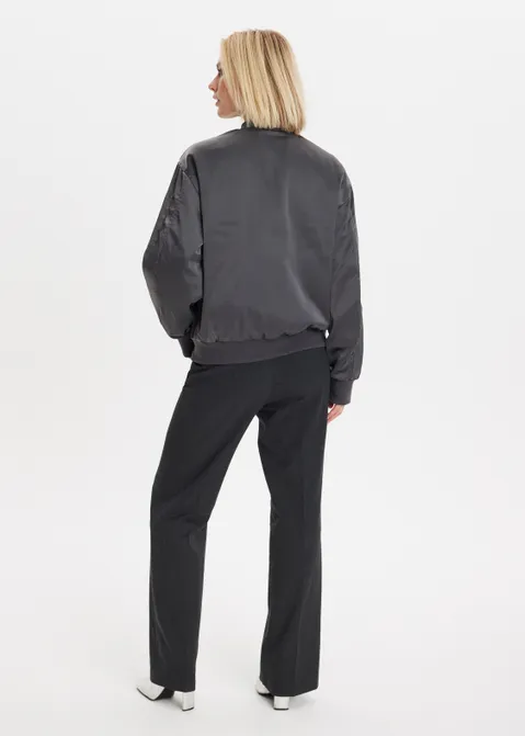 Oversized bomberjas antraciet (ANTRA)