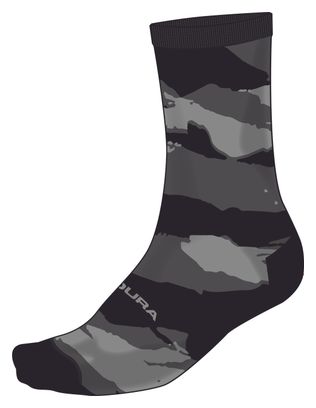 Chaussettes Endura Peak Camo Noir