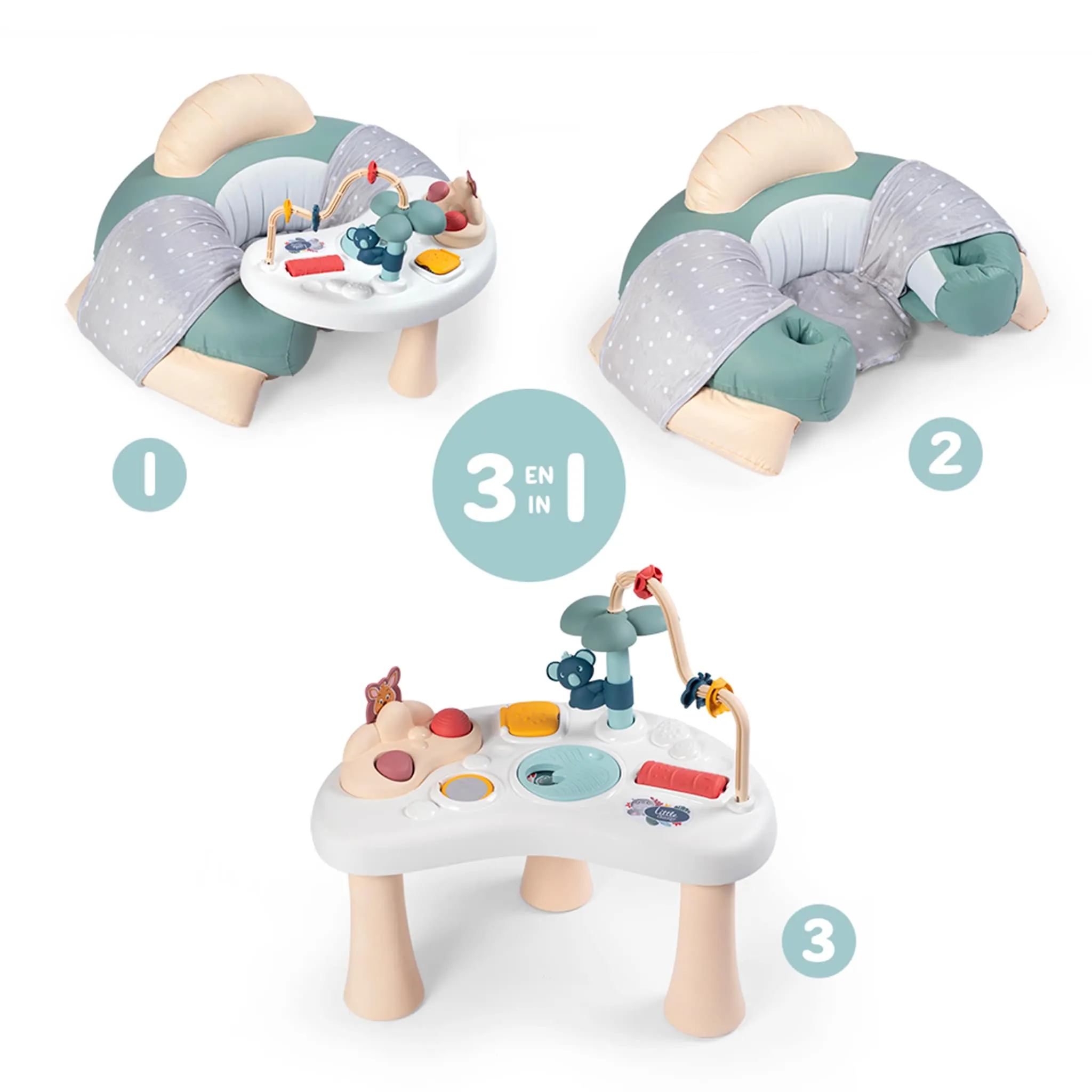 Smoby Siège D'Activité 3 en 1