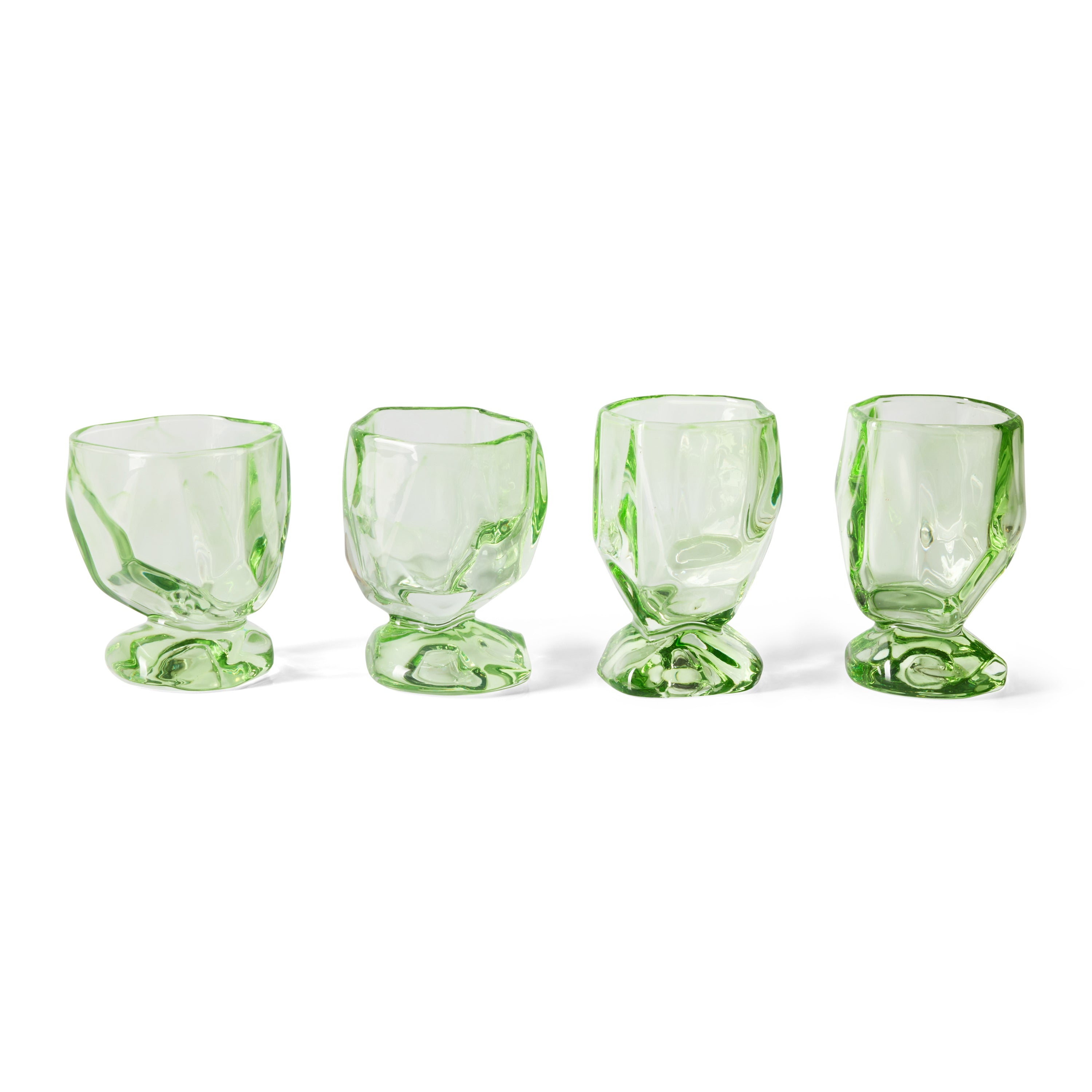 HKliving Nienke Sikkema Wijnglazen - Set van 4 - Peridot