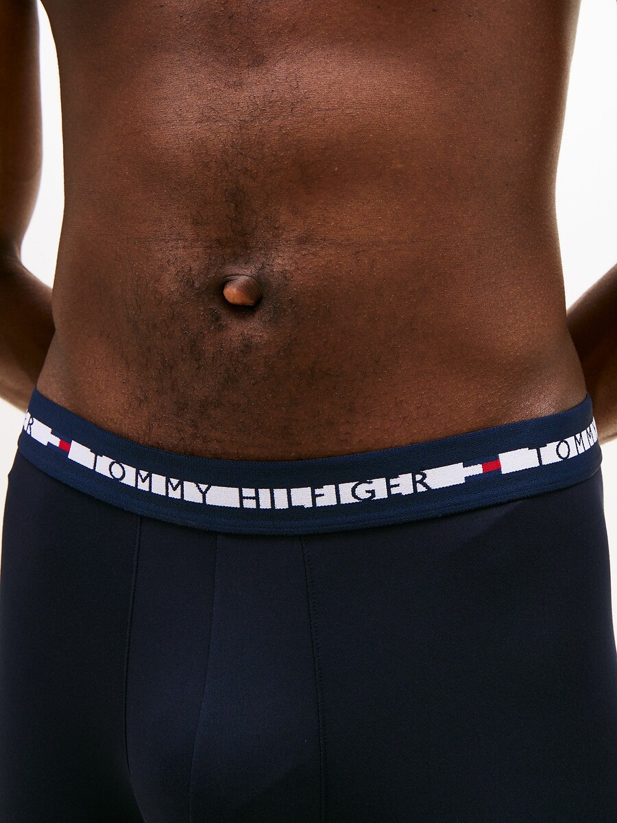 TOMMY HILFIGER<br>Conjunto de 3 cuecas boxer lisas