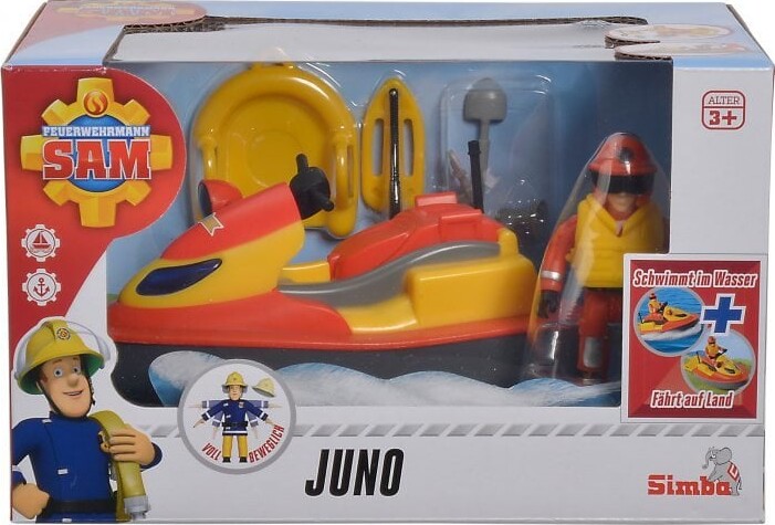 Brandmand Sam - Juno Jet Ski - Legesæt Med Figur