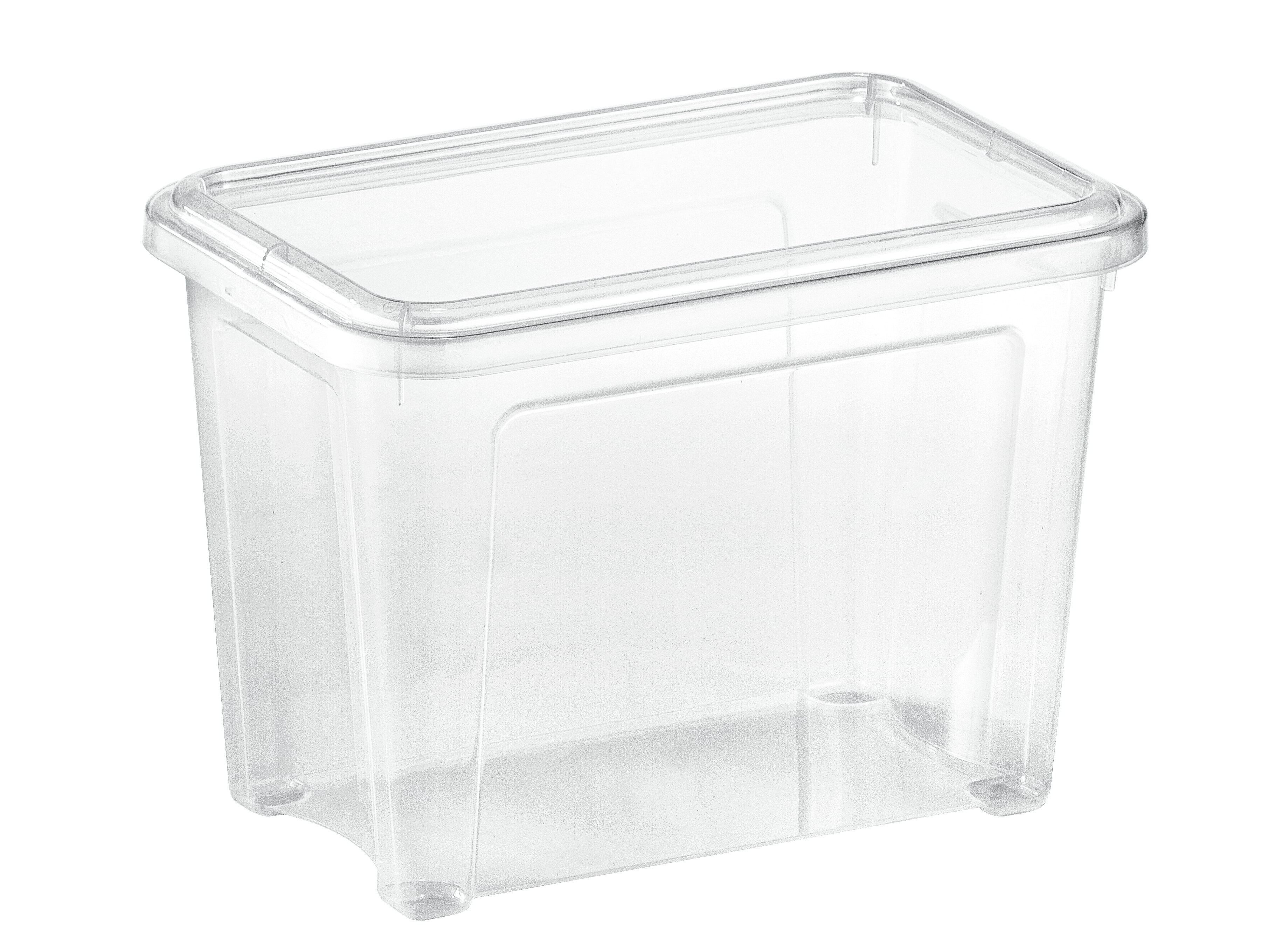 CAIXA PARA ARRUMAÇÃO ACTUEL TRANSPARENTE 43L 58.2X27.8X38CM