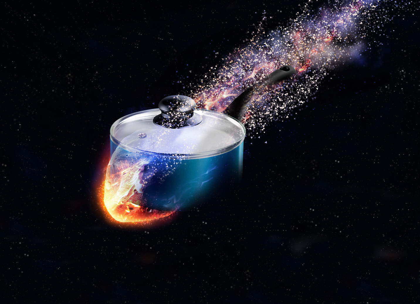 Meteor 6-teiliges Topf-Set mit Diamant-Keramik-Antihaft-Premiumbeschichtung
