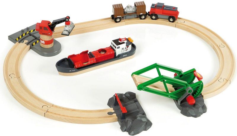 BRIO Treinset vracht bij de haven - 33061