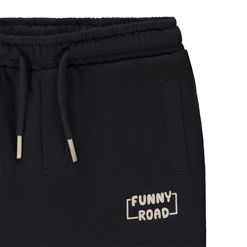 Jogging en molleton uni pour bébé garçon - Gris foncé