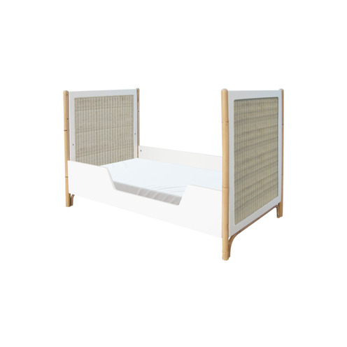 Chambre DUO Lit 60x120 Commode OCEANIA Neige - THEO
