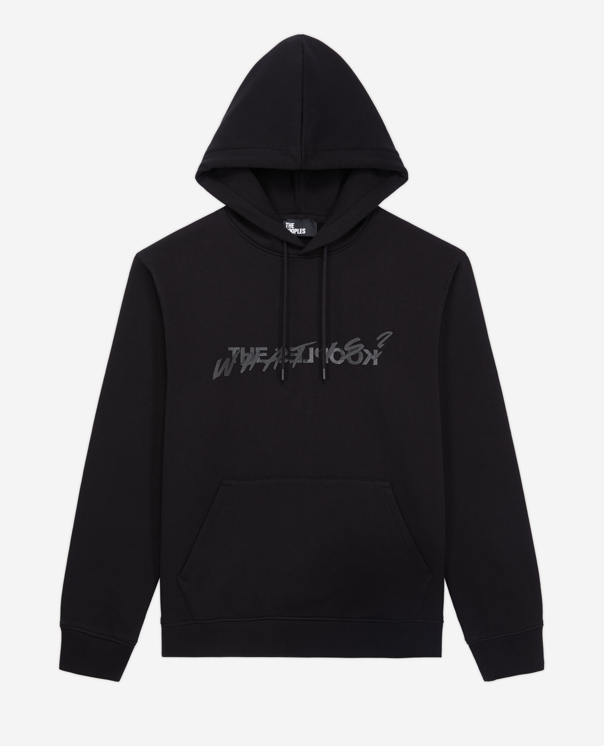 Sweatshirt à capuche What is noir