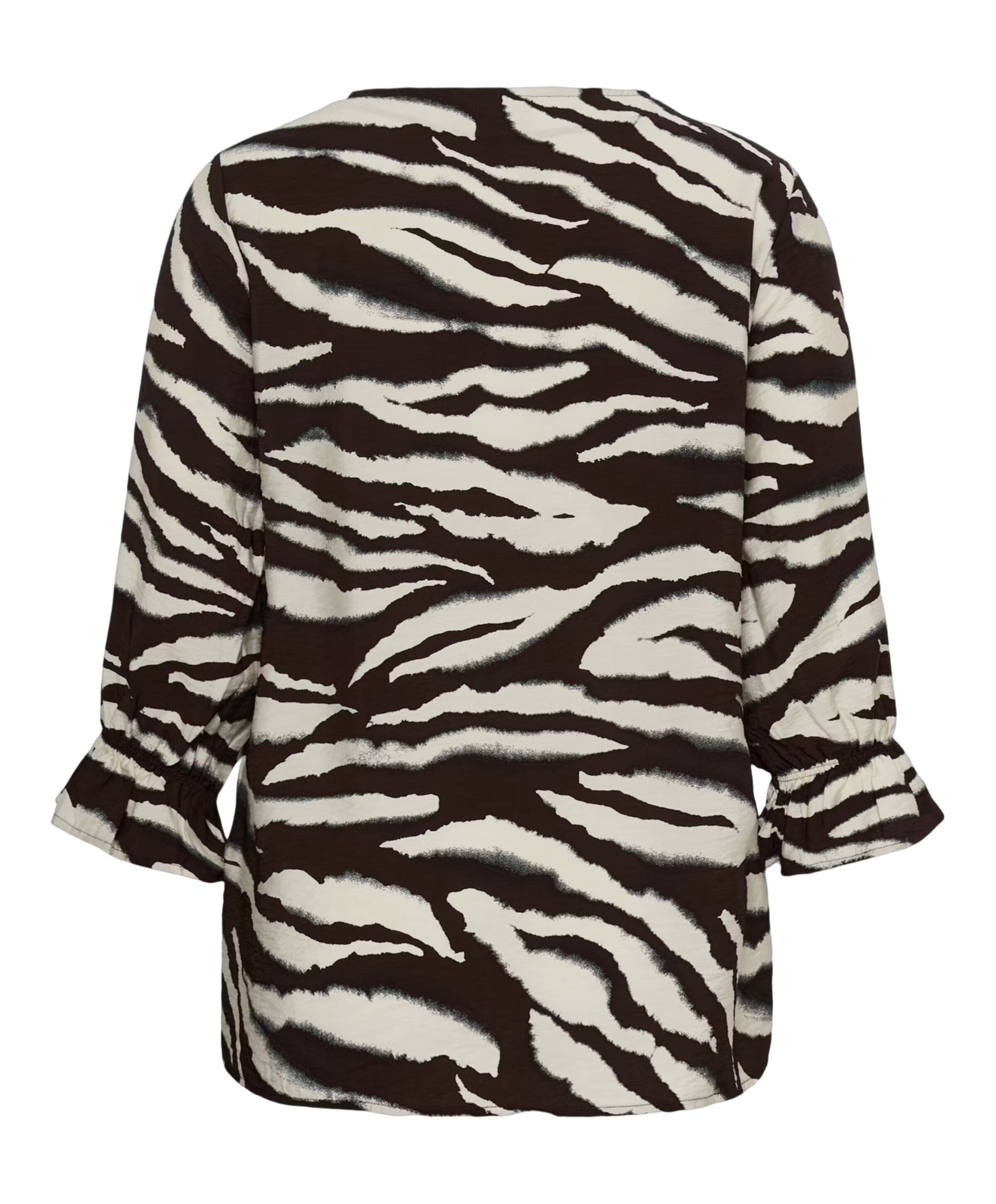 KAFFE Curve Dames blouse bruin
