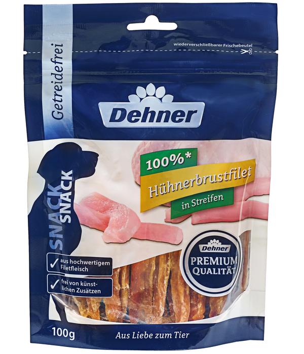Dehner Premium Hundesnack Hühnerbrustfilet in