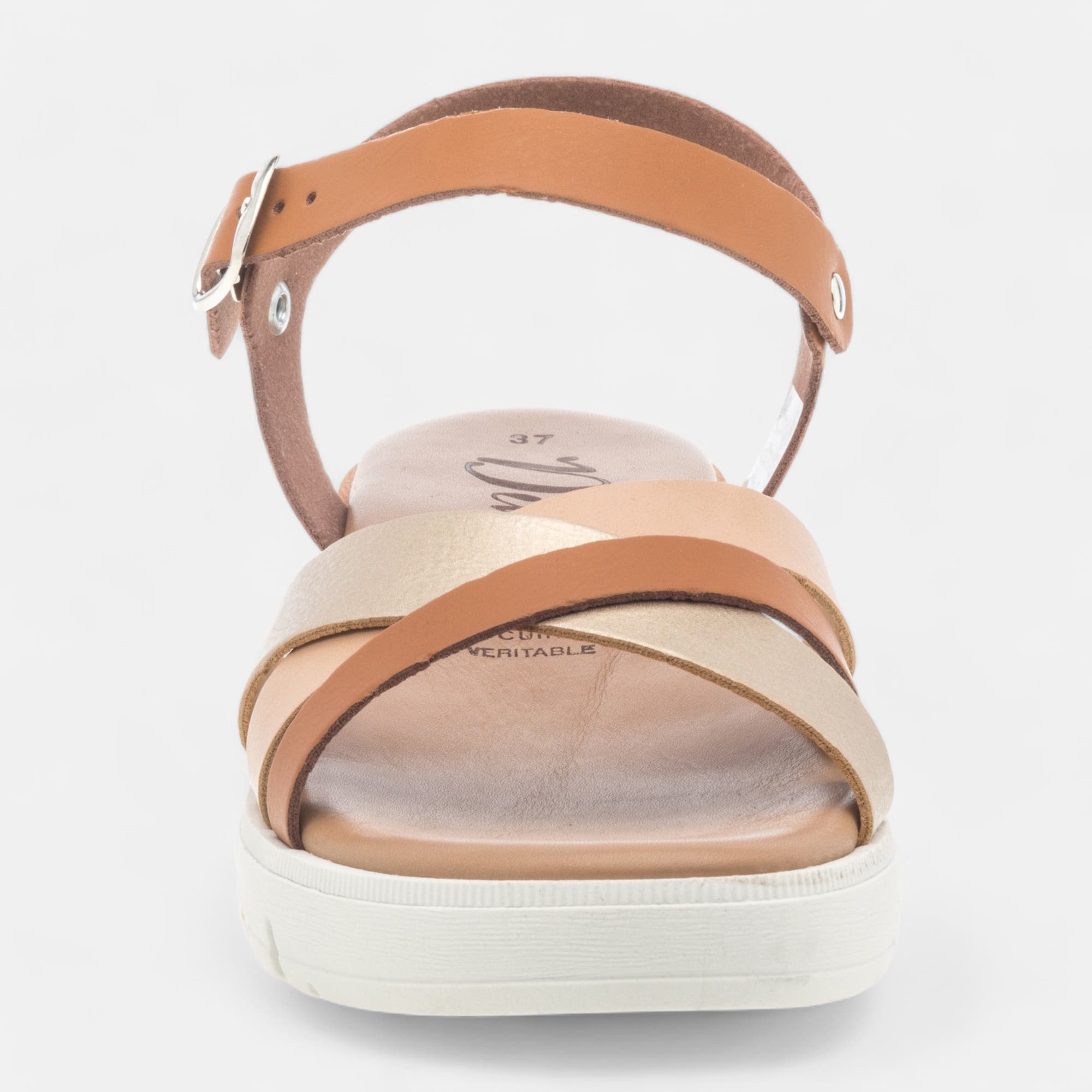 Sandales Femme cognac