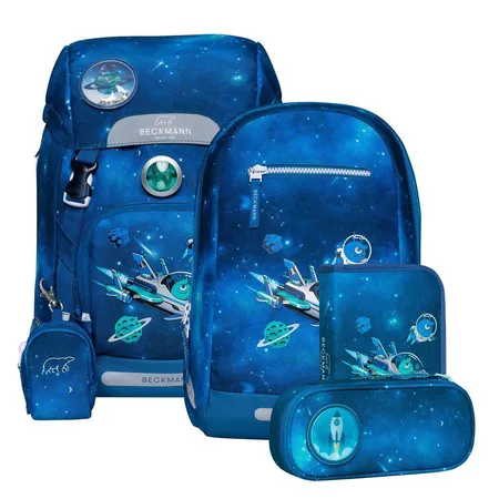 Beckmann Schulrucksackset Classic 22 Galaxy 6-teilig
