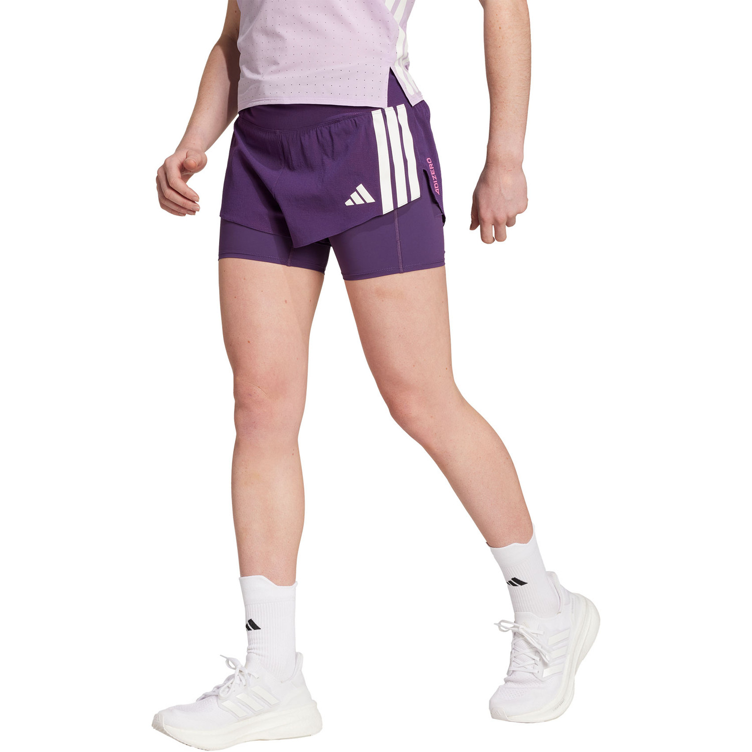 adidas Adizero 2in1 Short Dames