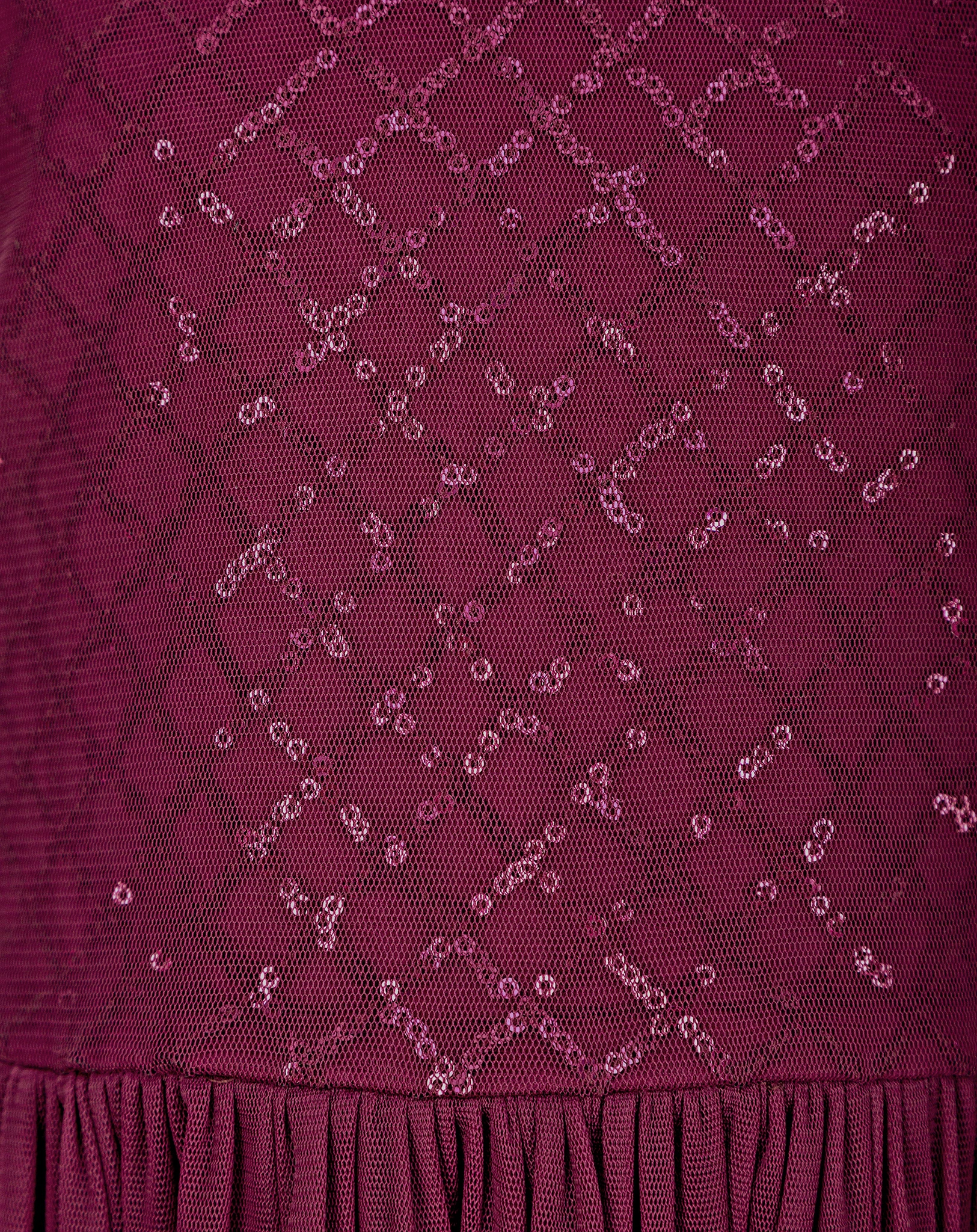Kurzarm-Kleid GLAM in berry