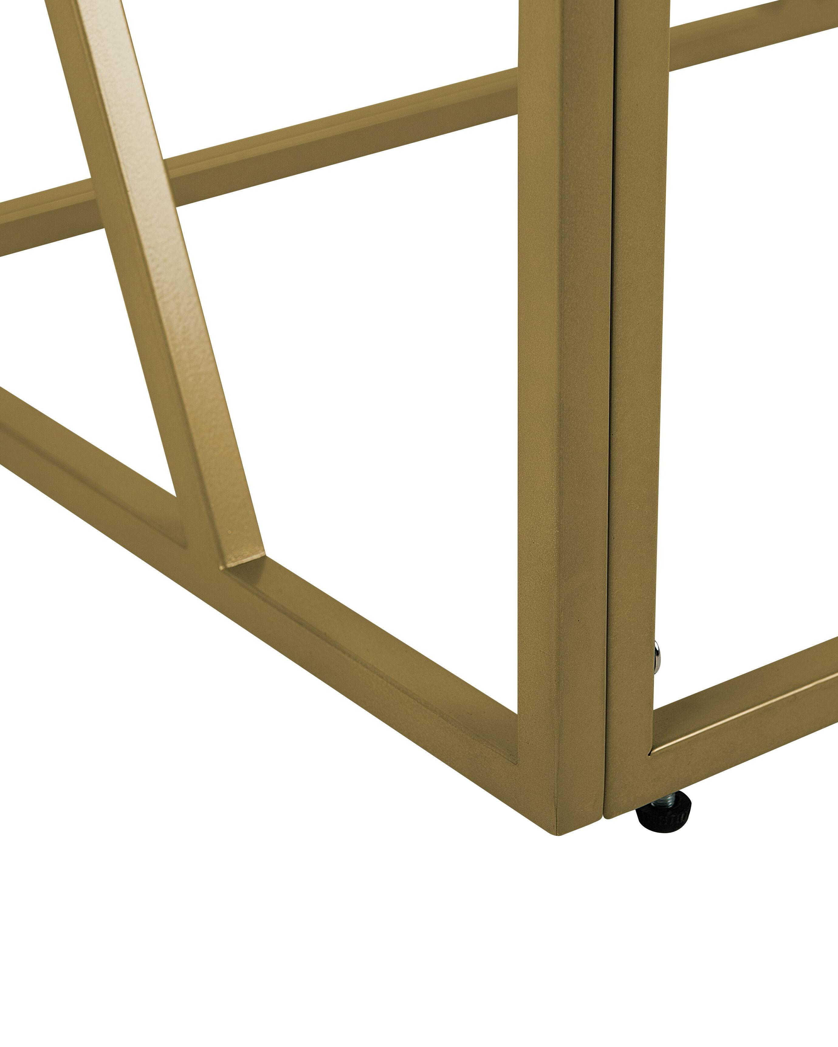 Sidetable ORLAND Glas Goud